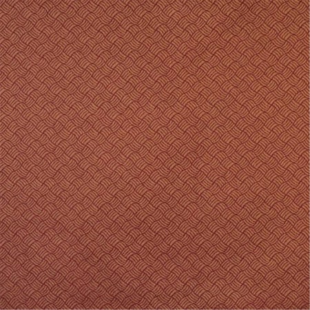 Finefabrics 54 in. Wide Dark Red And Gold, Geometric Heavy Duty Crypton Commercial Grade Upholstery Fabric FI272788